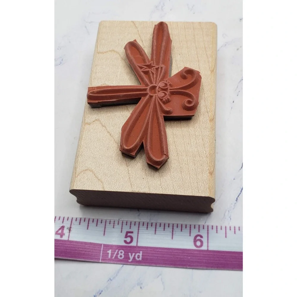 Stampin Up Cute As A Bug Star Delivery Dragonfly Wood Mounted Rubber Stamp